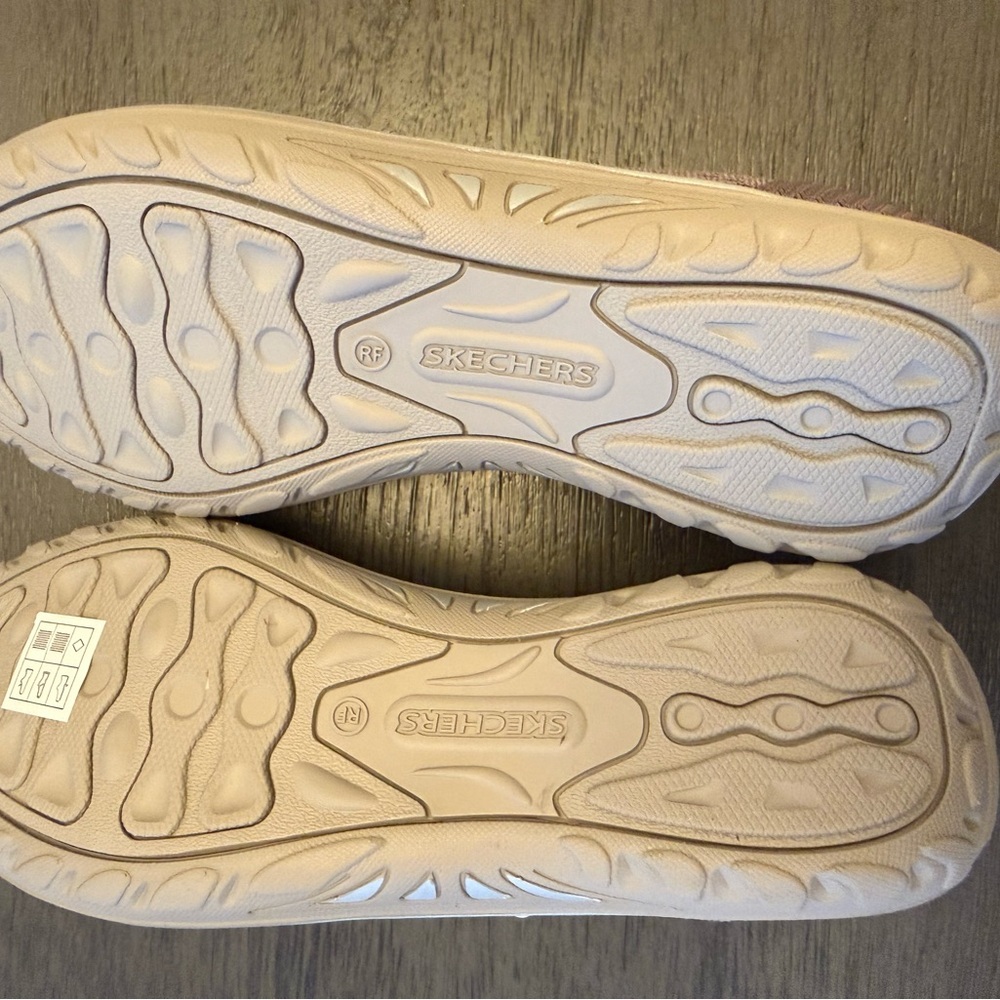 Skechers Relaxed Fit Slip-On Flats in Mauve - Picture 2 of 4